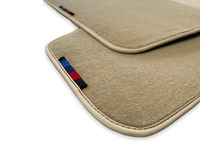 Beige Mats For BMW 1 Series F70 With M Package - AutoWin