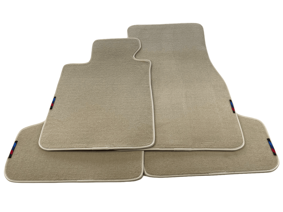 Beige Mats For BMW Gran Tourer F46 (2015-2022) 5 Seats With M Package - AutoWin
