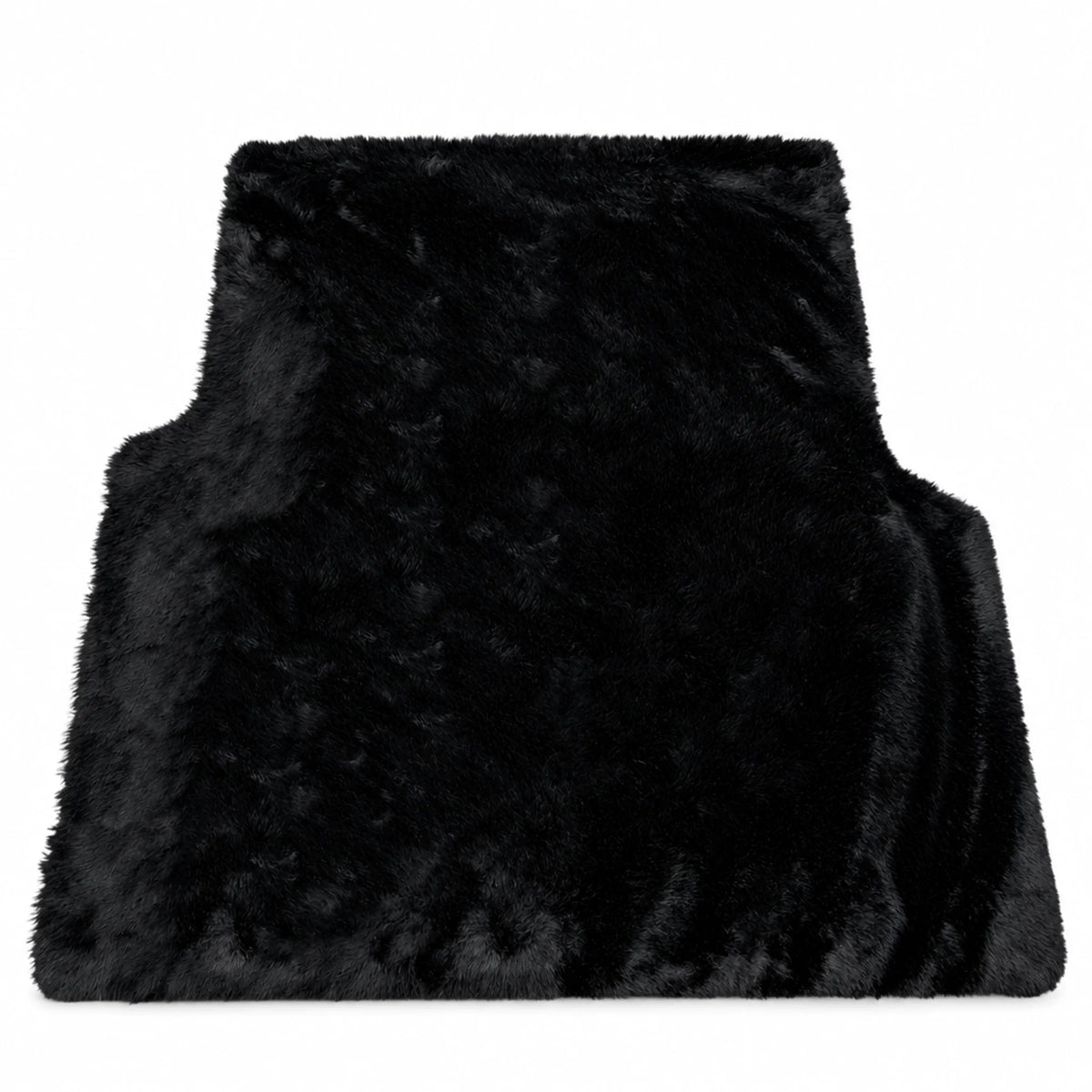Customizable Black Sheepskin Trunk Floor Mat for Bentley Arnage Red Label RL (1998-2009)