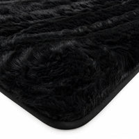 Customizable Black Sheepskin Trunk Floor Mat for Bentley Bentayga (2015-2027)