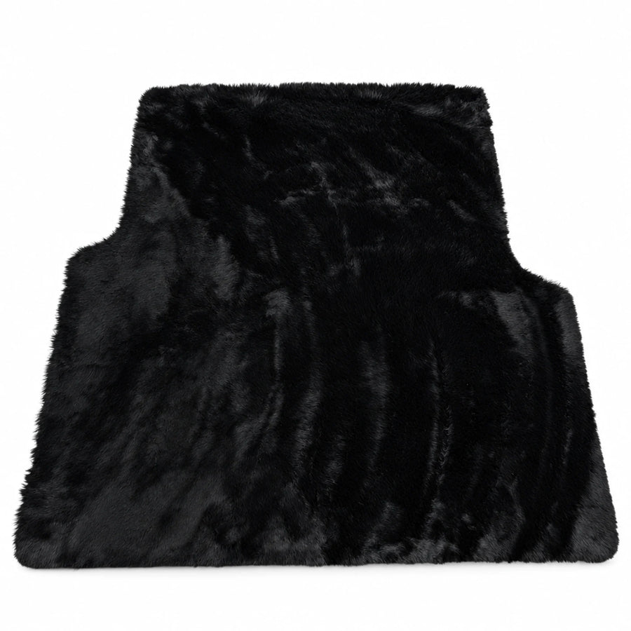Customizable Black Sheepskin Trunk Floor Mat for Bentley Continental GT (2003–2011)