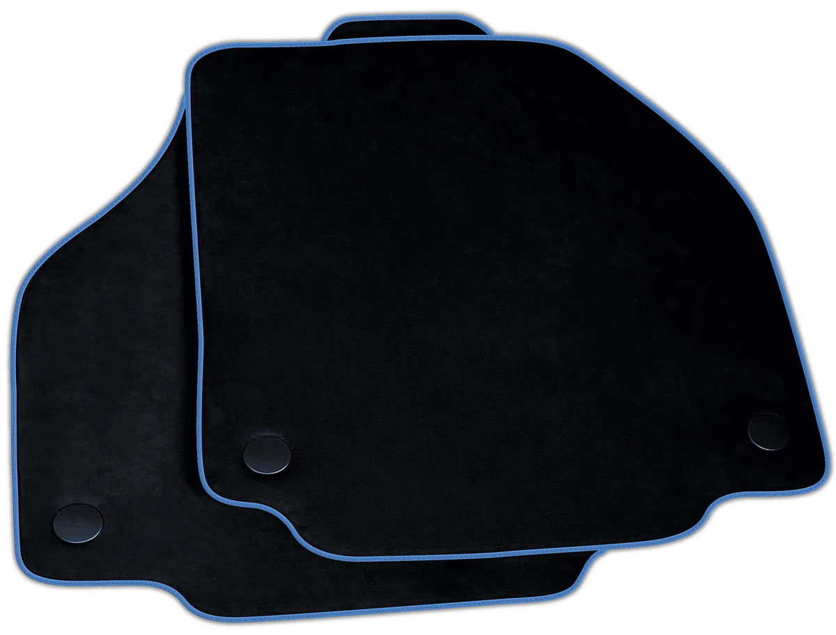 Black Alcantara Floor Mats for Ferrari 458 Italia (2009-2015) | Various Trim Colors