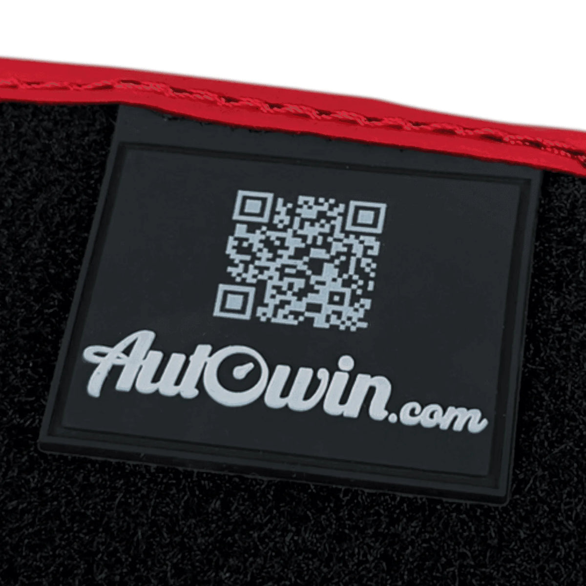 Black Alcantara Floor Mats for Ferrari 488 GTB (2016-2022) with Red Alcantara Accents