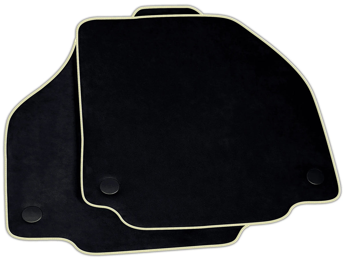 Black Alcantara Floor Mats for Ferrari 488 GTB | Various Trim Colors