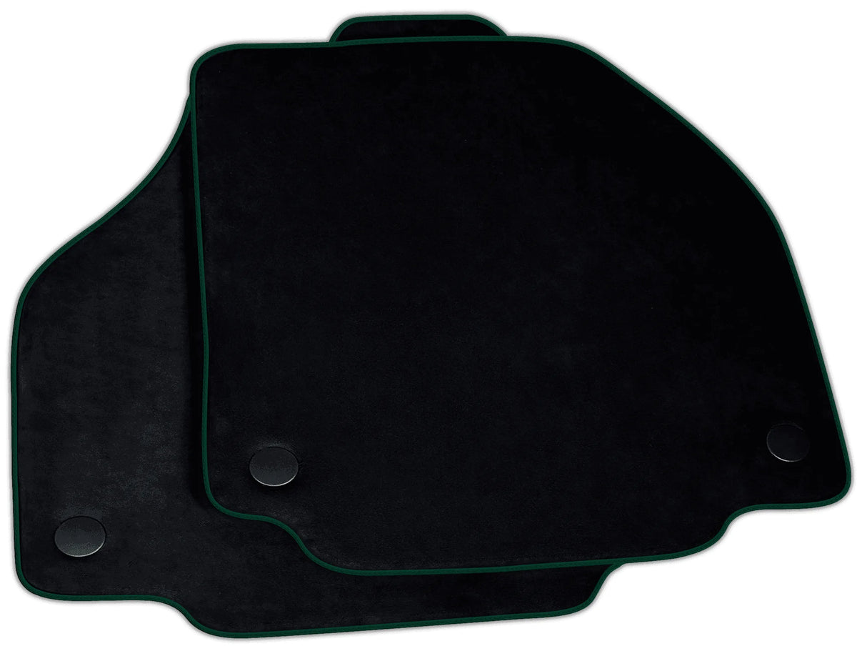 Black Alcantara Floor Mats for Ferrari 488 GTB | Various Trim Colors