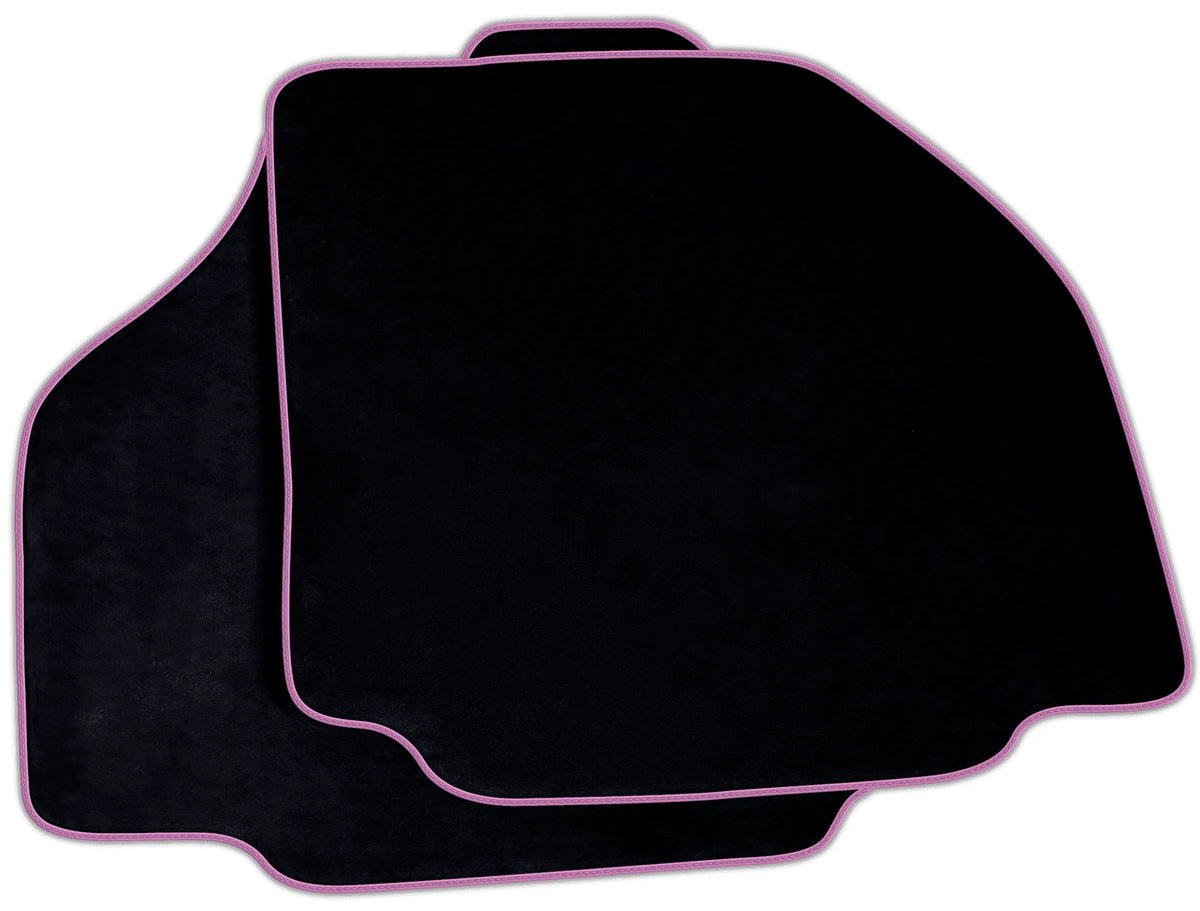 Black Alcantara Floor Mats for Ferrari 488 Pista Spider | Various Trim Colors