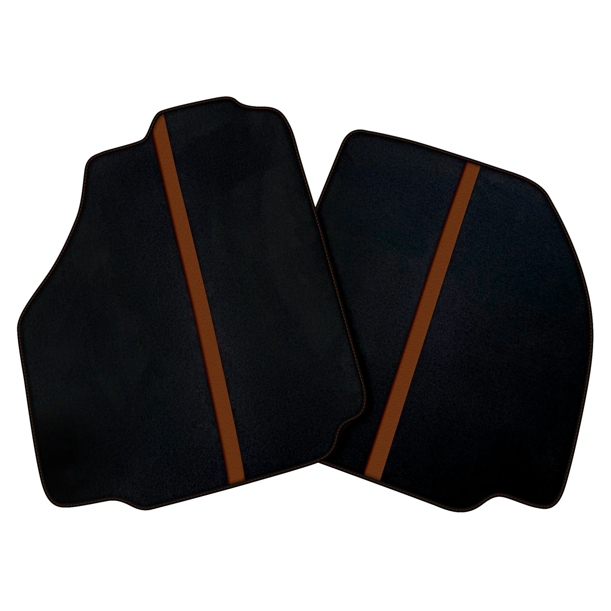 Black Car Floor Mats with Leather Line for Ferrari 458 Spider (2012-2015) | Various Colors