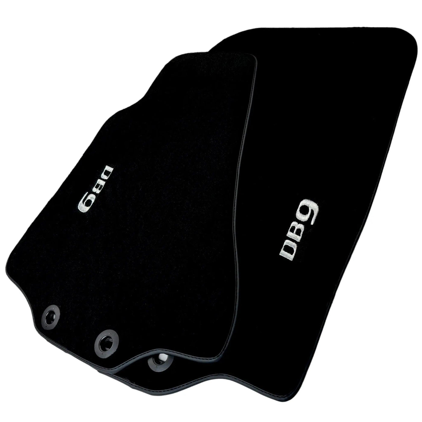 Black Floor Mats for Aston Martin DB9 Volante (2004-2016) Convertible - AutoWin