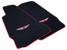 Black Floor Mats For Aston Martin DB9 (2004-2016) Red Trim - AutoWin