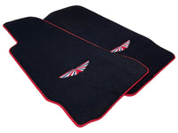 Black Floor Mats For Aston Martin DBX (2020– 2023) | Red Trim - AutoWin