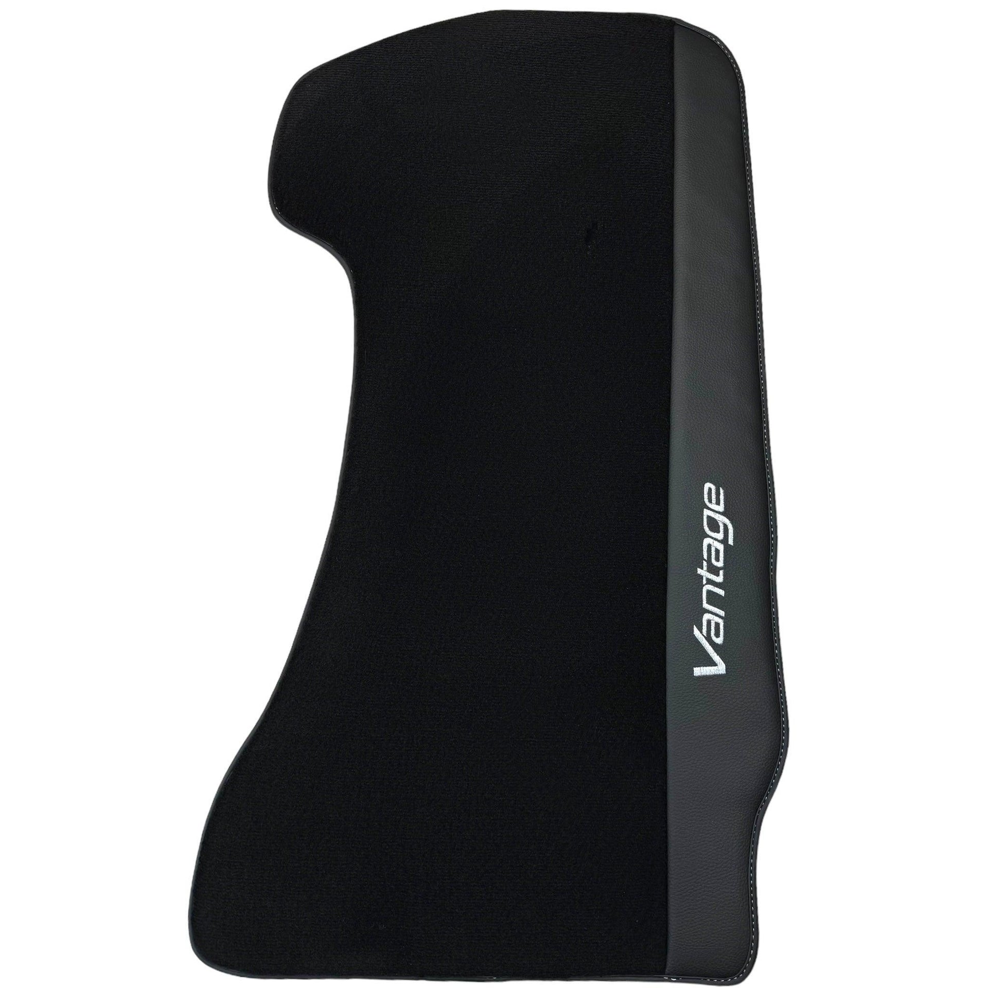 Black Floor Mats for Aston Martin V8 Vantage (2005–2023) with Leather - AutoWin