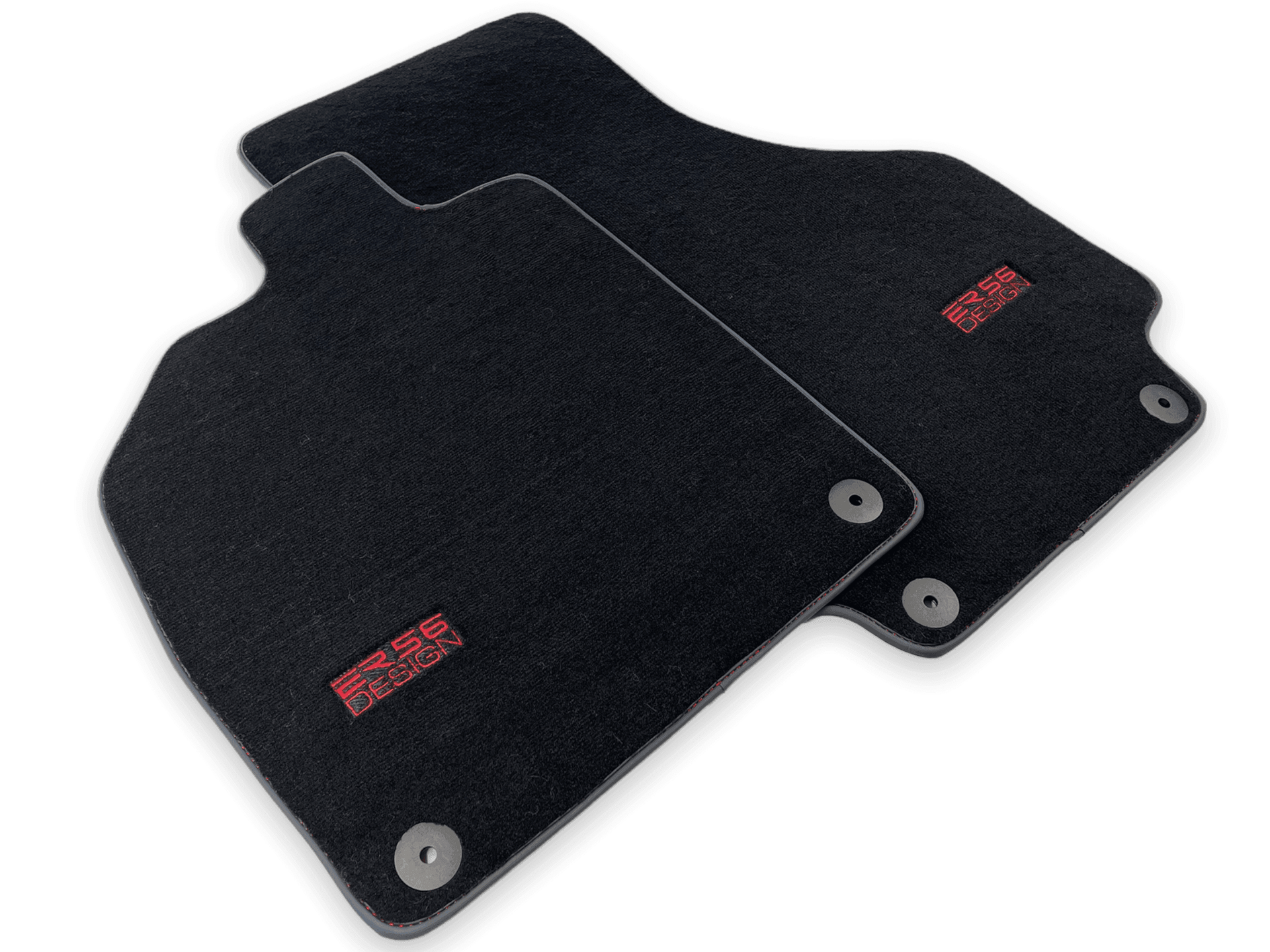 Black Floor Mats For Audi R8 2015-2023 ER56 Design - AutoWin
