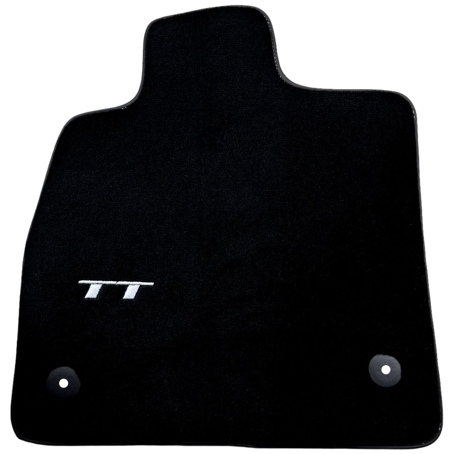 Black Floor Mats for Audi TT MK3 Coupe (2014-2019) - AutoWin