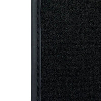 Black Floor Mats for Bentley Continental GT (2003–2011) with Leather | ER56 Design - AutoWin