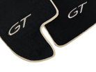 Black Floor Mats For Bentley Continental GT (2011–2018) With Beige Trim - AutoWin