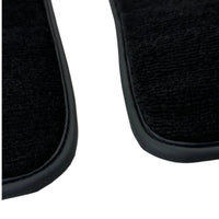 Black Floor Mats for Bentley Continental GT (2011–2018) with Dark Brown Leather | ER56 Design - AutoWin