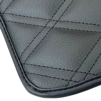 Black Floor Mats for Bentley Continental GT (2011–2018) with Leather | ER56 Design - AutoWin