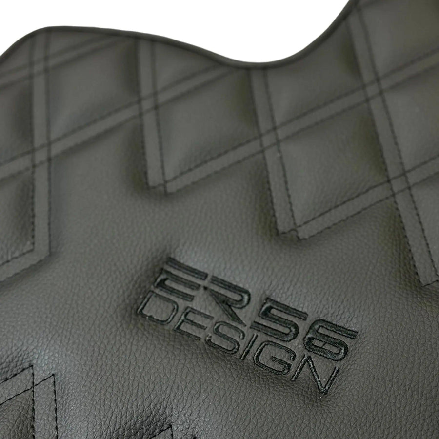 Black Floor Mats for Bentley Continental GT (2011–2018) with Leather | ER56 Design - AutoWin