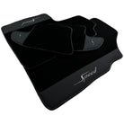 Black Floor Mats For Bentley Continental GT Speed (2011–2018) with Leather - AutoWin