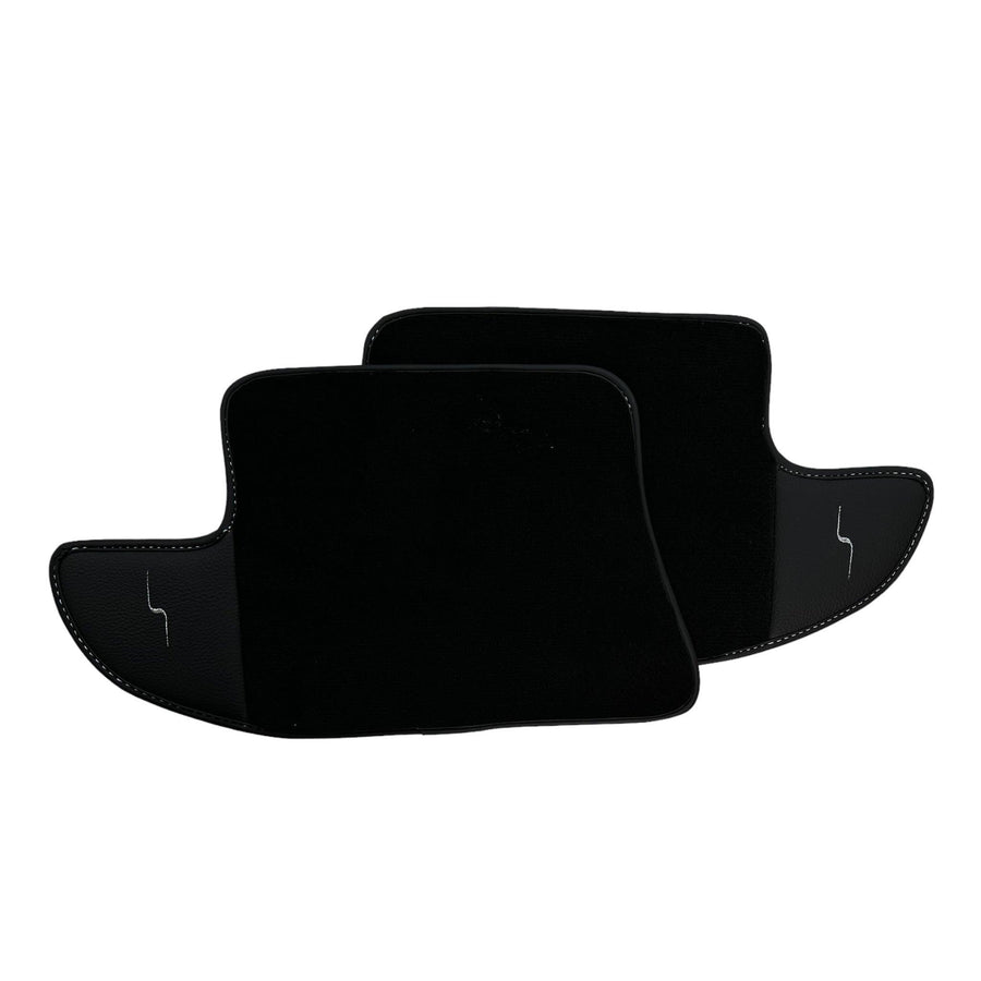 Black Floor Mats For Bentley Continental GT Speed (2011–2018) with Leather - AutoWin