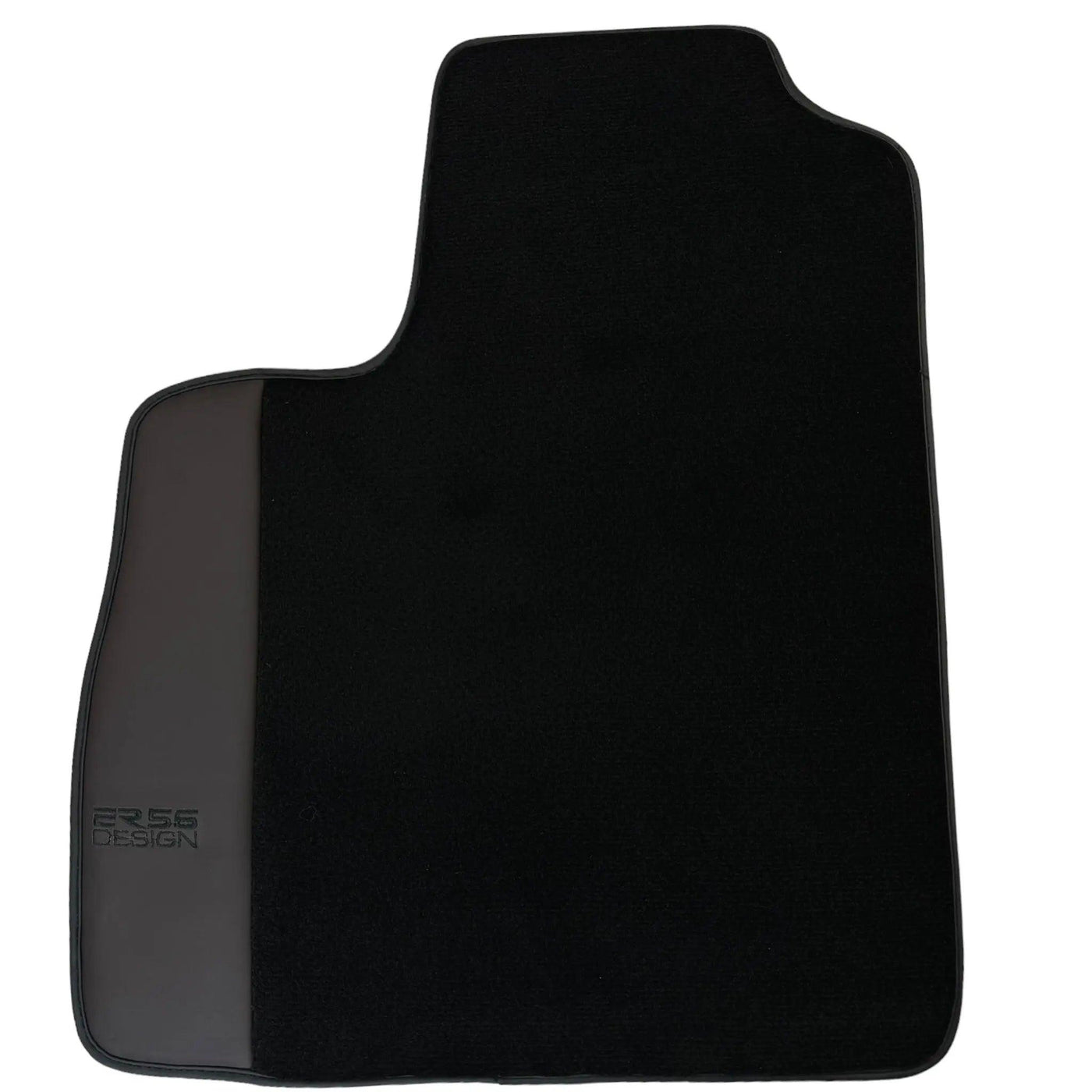 Black Floor Mats for Bentley Continental GTC (2006–2011) with Dark Brown Leather | ER56 Design - AutoWin