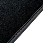 Black Floor Mats for Bentley Continental GTC (2006–2011) with Red Leather | ER56 Design - AutoWin