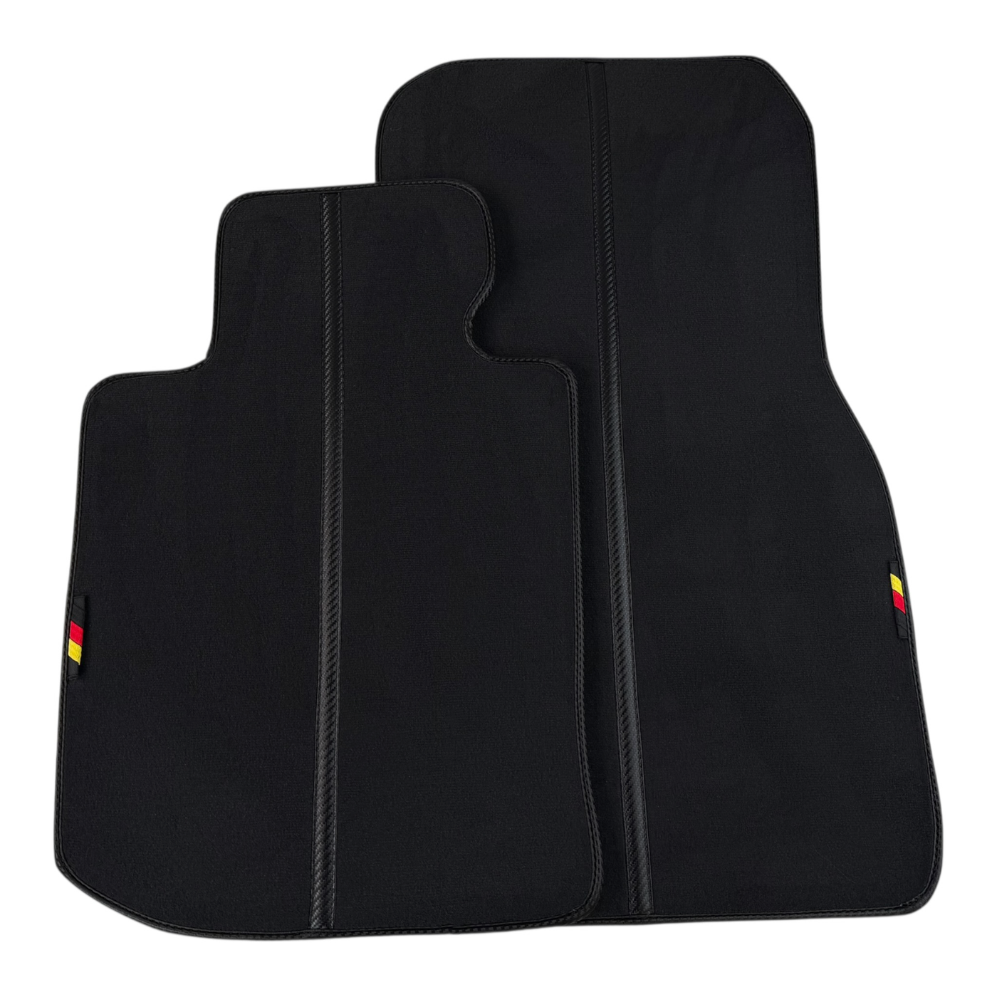Black Floor Mats for BMW 1 Series E82 (2004-2013) close-up detail - BMW 1 Series (2004-2013)