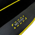 Black Floor Mats For BMW 1 Series E82 | Fighter Jet Edition | Yellow Trim - AutoWin