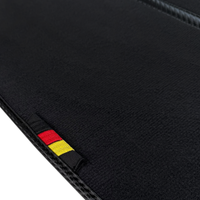 Black Floor Mats for BMW 1 Series E87 (2004-2013) close-up detail - BMW 1 Series (2004-2013)