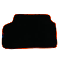 Black Floor Mats For BMW 1 Series F70 | Orange Trim - AutoWin