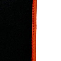 Black Floor Mats For BMW F74 Gran Coupe (2025-2026) | Orange Trim - AutoWin