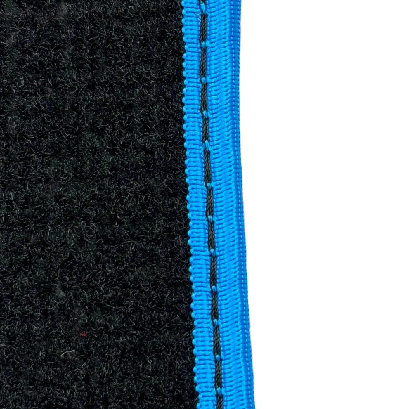 Black Floor Mats For BMW Gran Tourer F46 (2015-2022) 7 Seats | Sky Blue Trim - AutoWin