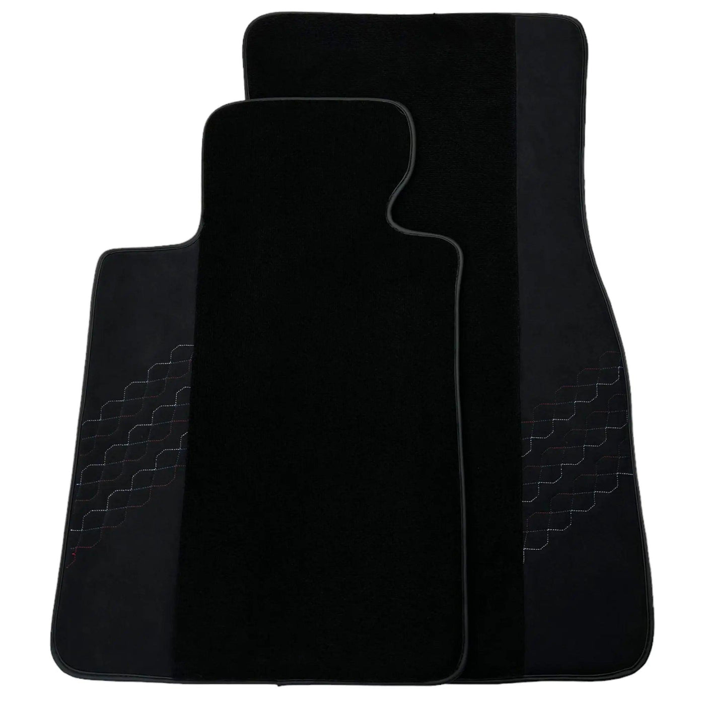 Black Floor Mats for BMW 2 Series M3 G81 Touring (2022-2026) with Alcantara Leather - AutoWin