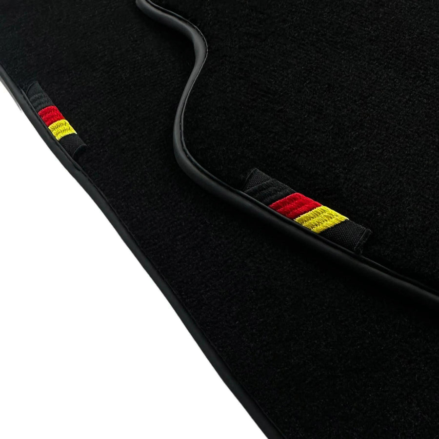 Black Floor Mats For BMW G61 (2023-2026) Touring with German Flag - AutoWin