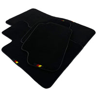 Black Floor Mats For BMW M3 G81 Touring (2022-2026) with German Flag - AutoWin