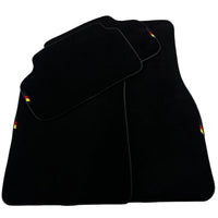 Black Floor Mats For BMW Gran Tourer F46 (2015-2022) 5 Seats with German Flag - AutoWin
