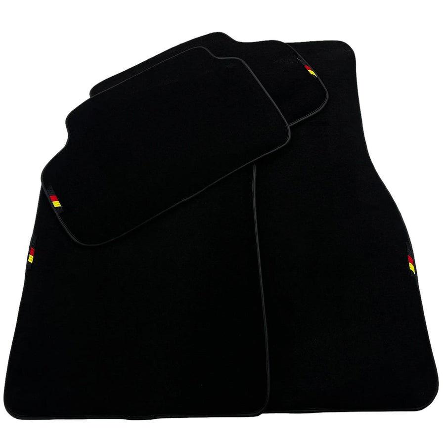 Black Floor Mats For BMW G61 (2023-2026) Touring with German Flag - AutoWin