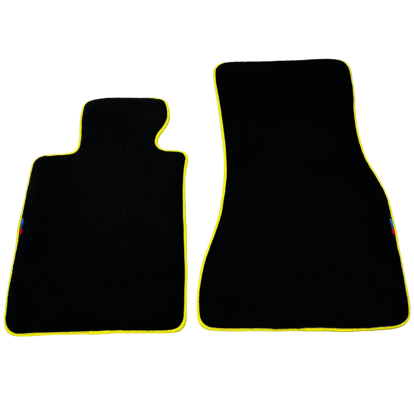 BMW M240i G42 M 2021-2026 Custom Black Floor Mats with Yellow Trim
