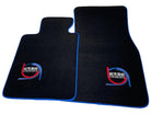 Black Floor Mats For BMW M3 E92 ER56 Design Limited Edition Blue Trim - AutoWin