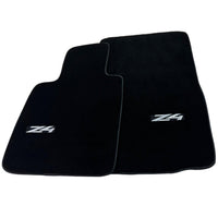 Black Floor Mats For BMW Z4 Series E85 Convertible (2003-2008) - AutoWin
