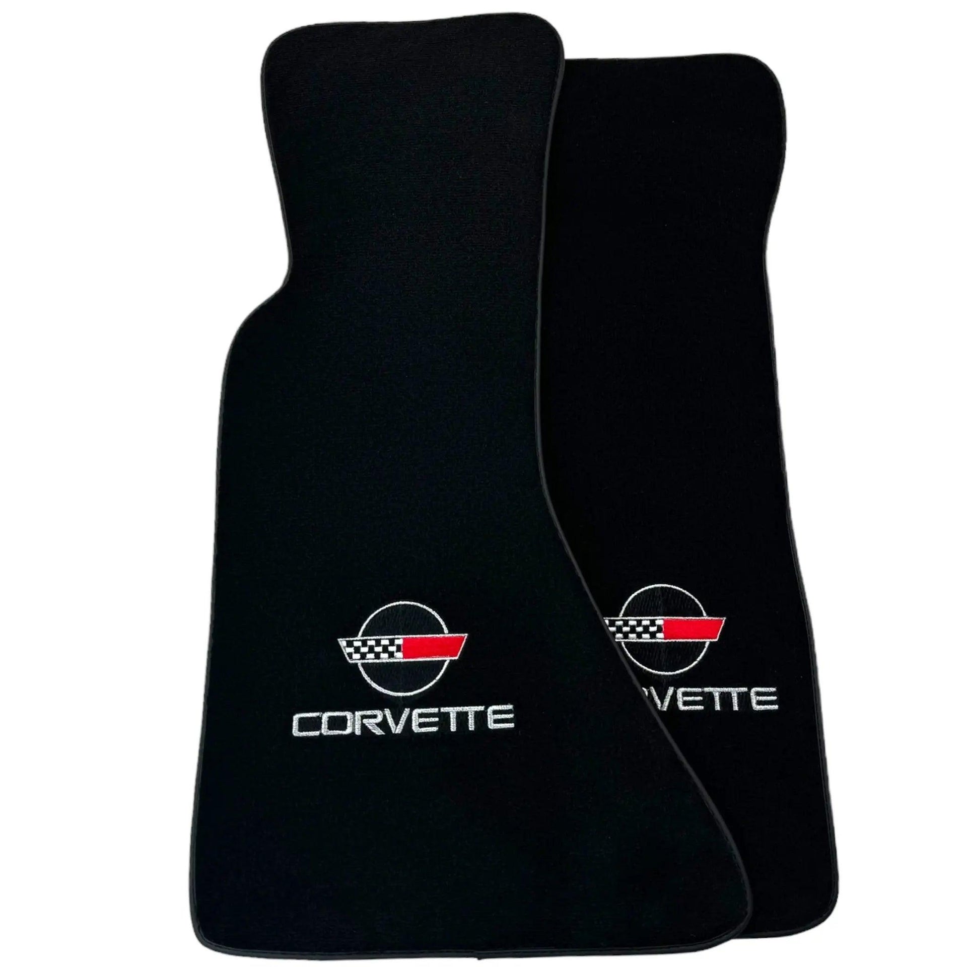 Black Floor Mats for Chevrolet Corvette C4 (1984-1996) - AutoWin