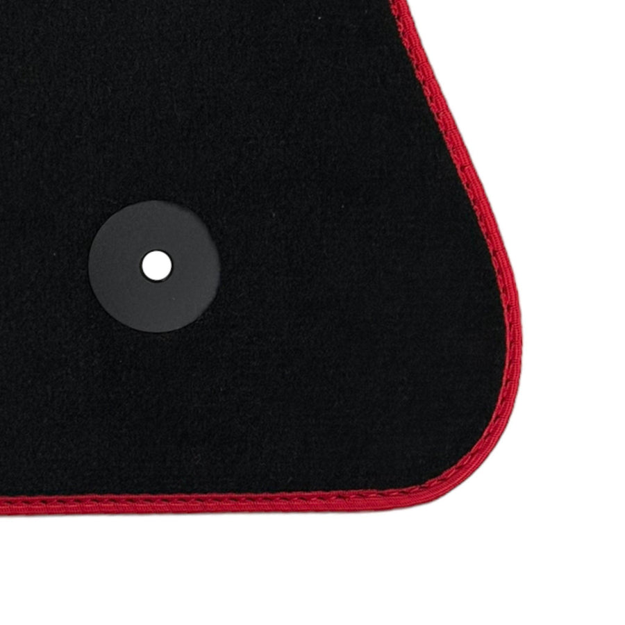 Black Floor Mats For Chevrolet Corvette C7 Targa Top (2014-2019) - AutoWin