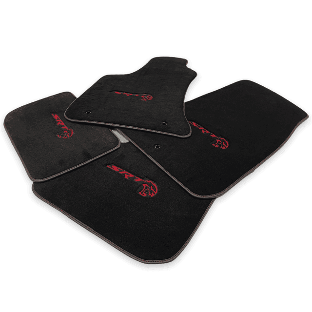 Black Floor Mats For Dodge Charger SRT 2015-2024 - AutoWin