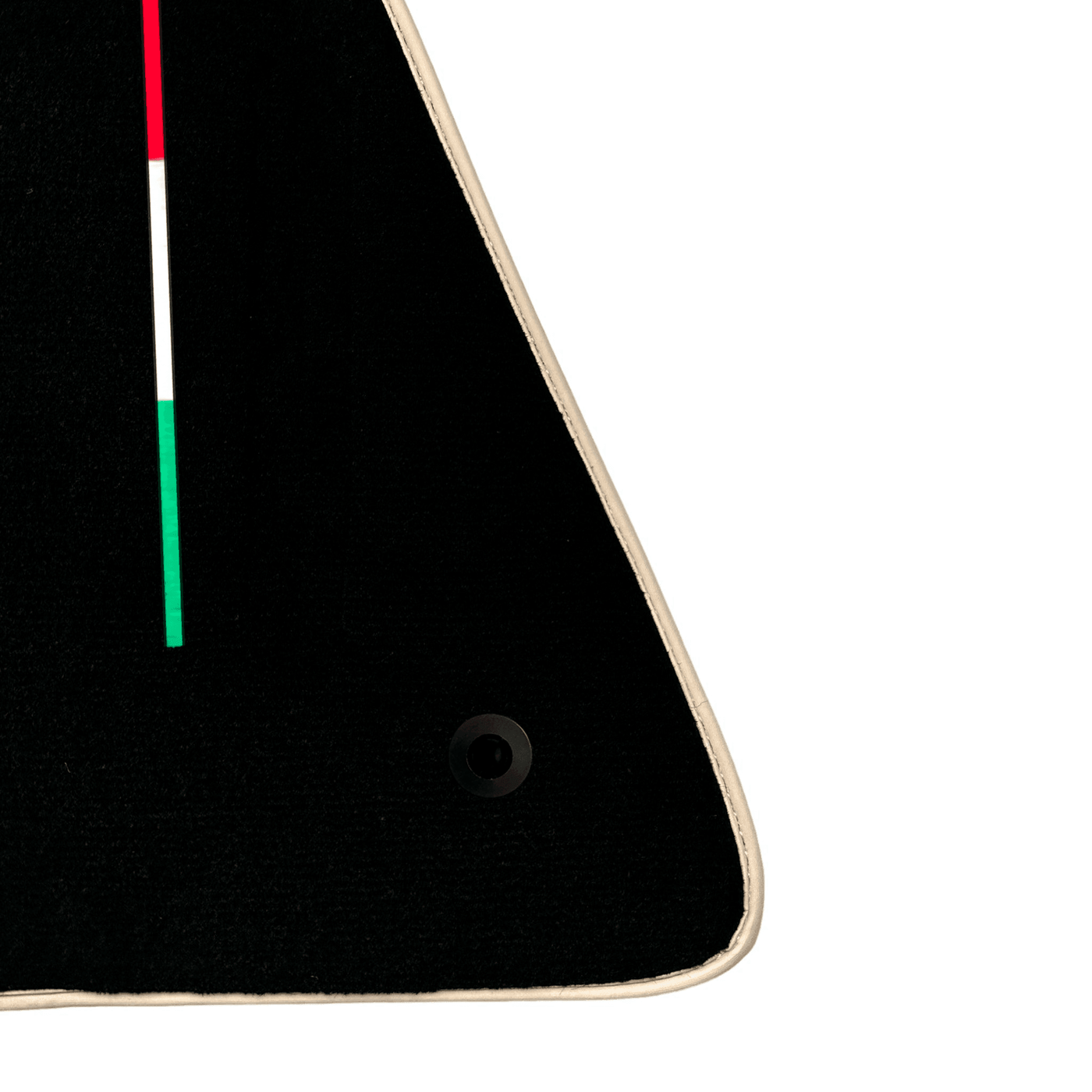 Black Floor Mats for Ferrari SF90 Stradale (2019-2024) with Beige Trim - AutoWin