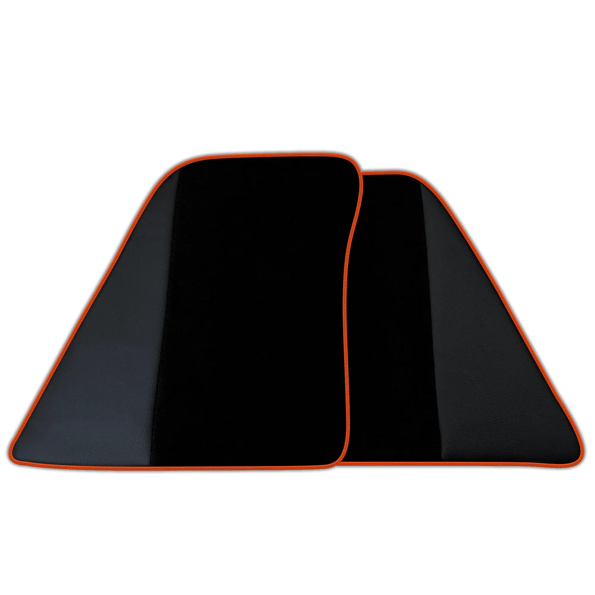 Black Floor Mats for Ferrari 296 GTB (2022-2027) with Leather | Various Trim Colors
