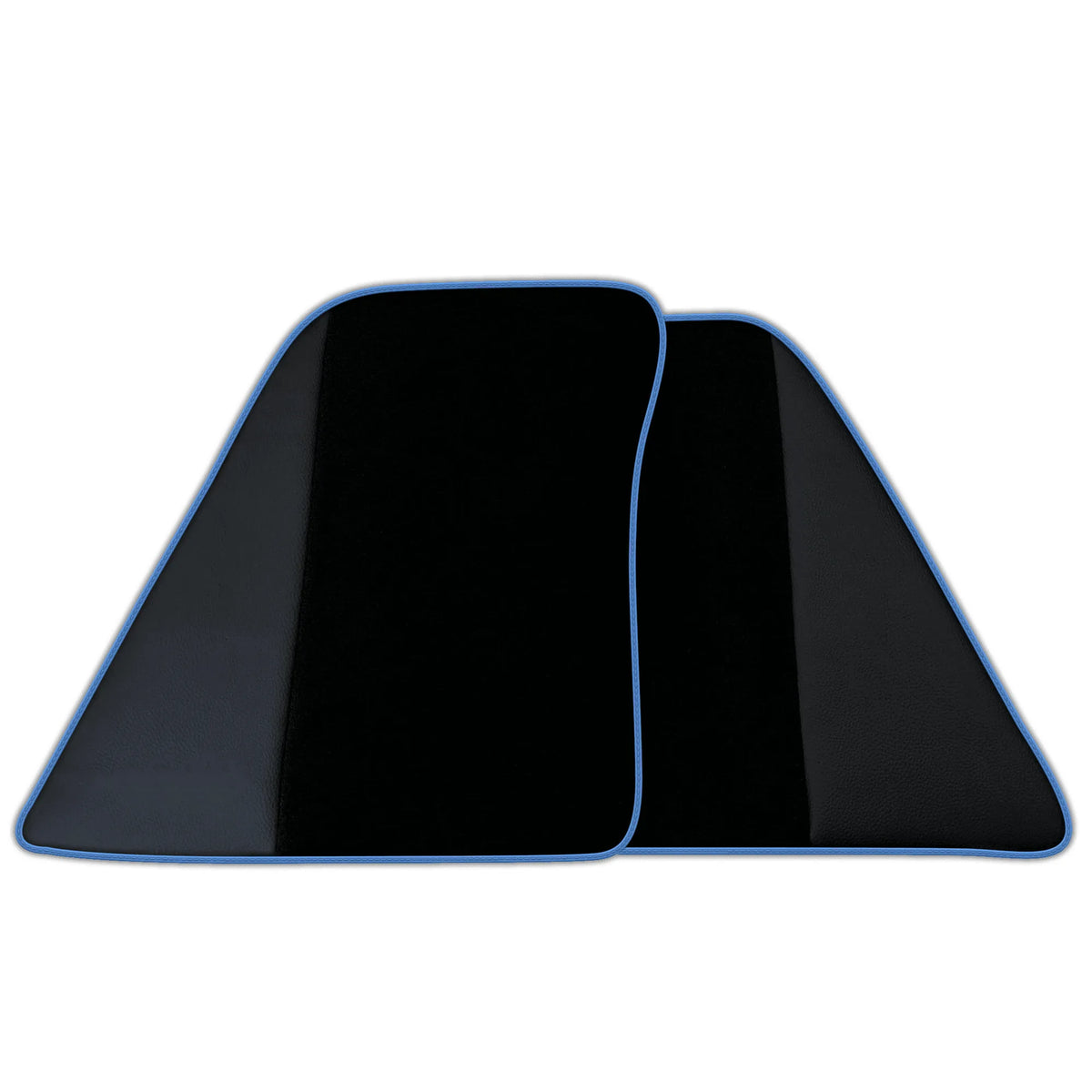 Black Floor Mats for Ferrari 296 GTB (2022-2027) with Leather | Various Trim Colors