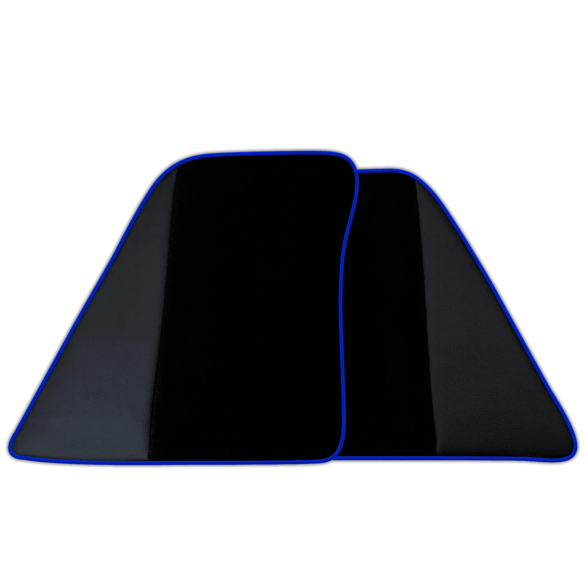 Black Floor Mats for Ferrari 296 GTB (2022-2027) with Leather | Various Trim Colors