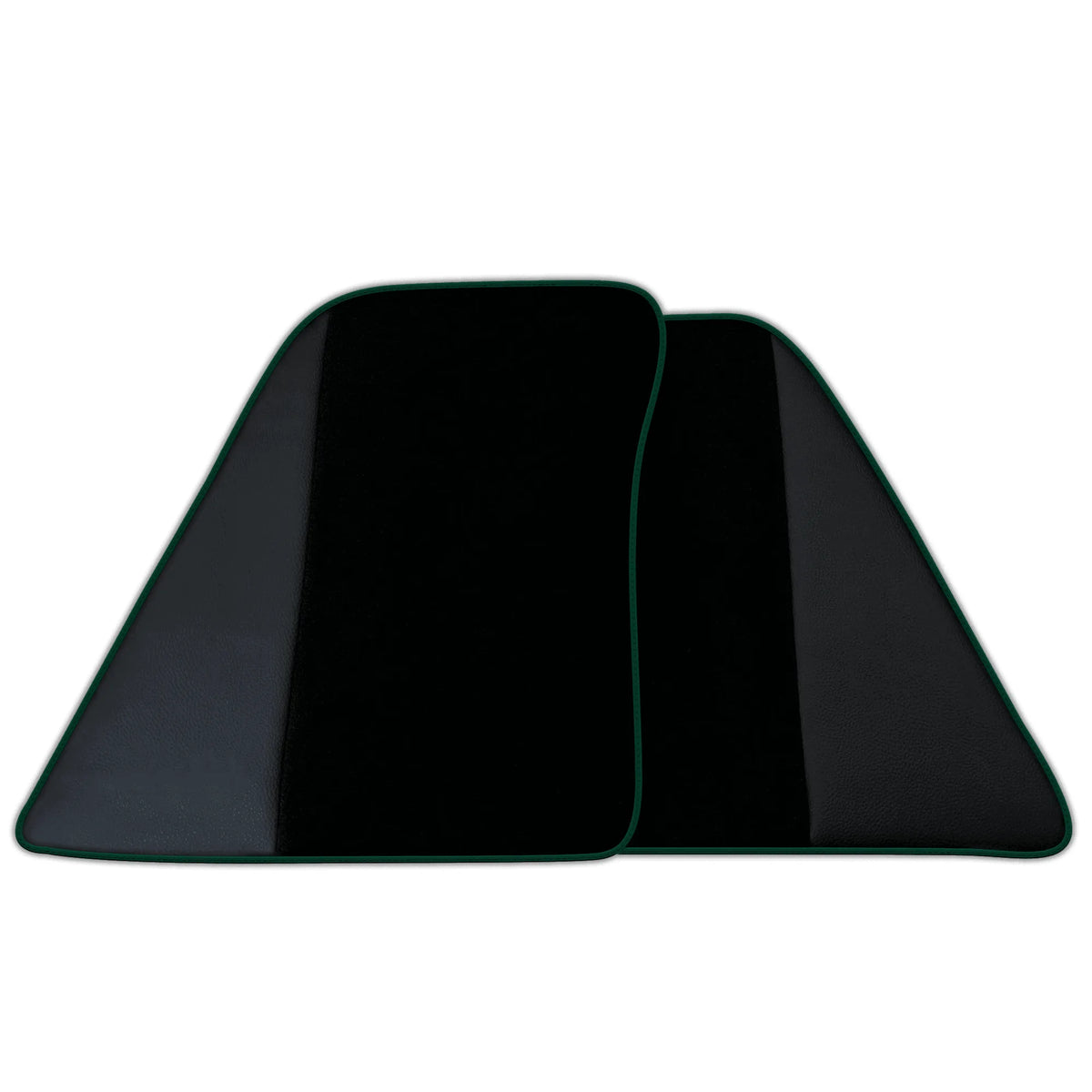 Black Floor Mats for Ferrari 296 GTB (2022-2027) with Leather | Various Trim Colors