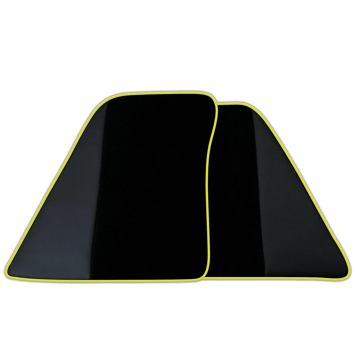 Black Floor Mats for Ferrari 296 GTB (2022-2027) with Leather | Various Trim Colors