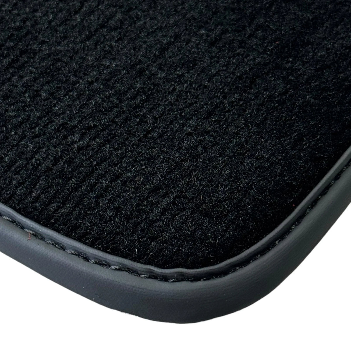 Black Floor Mats for Ferrari 296 GTB (2022-2027) with Red Alcantara Leather